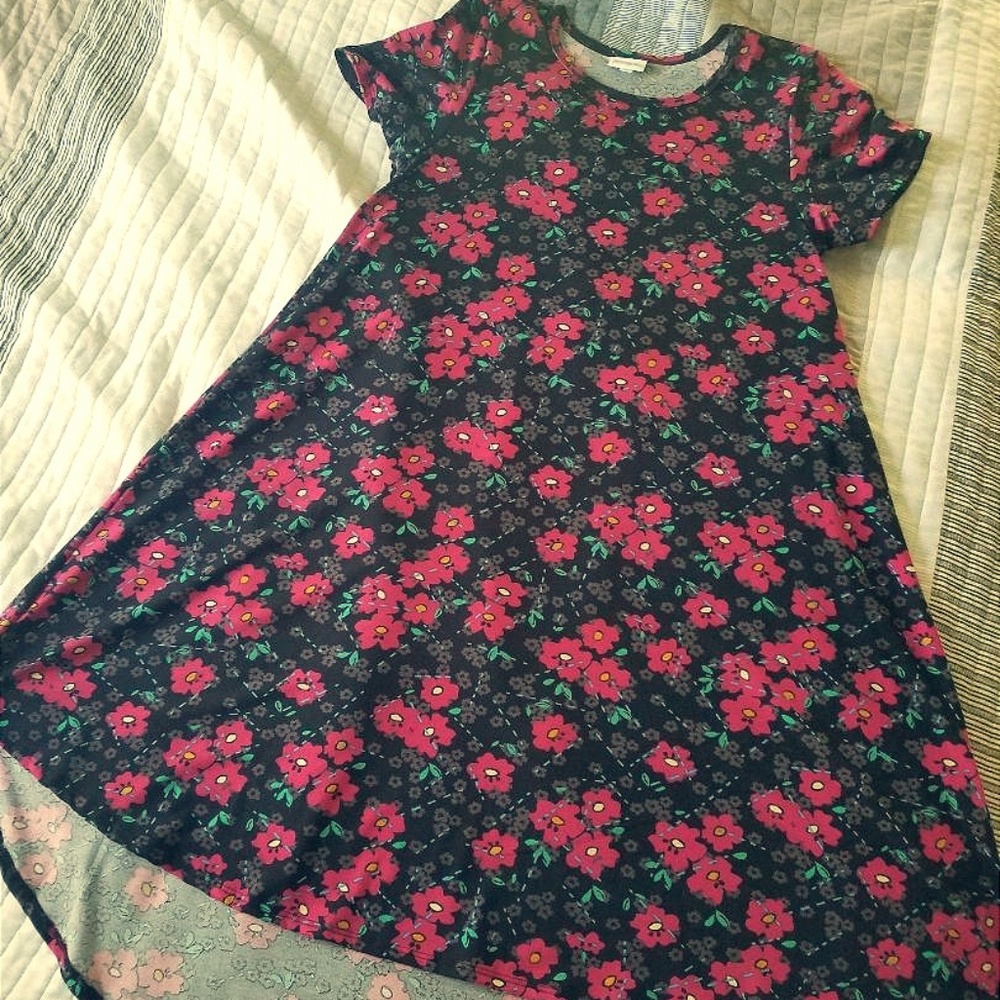 Floral Lularoe Carly Dress/Top with NO POCKET!!!!